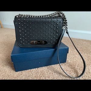 Coach Black Leather Handbag